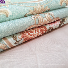 Shaoxing  manufacture jacquard woven fabric 100%  polyester metallic soft  fabric